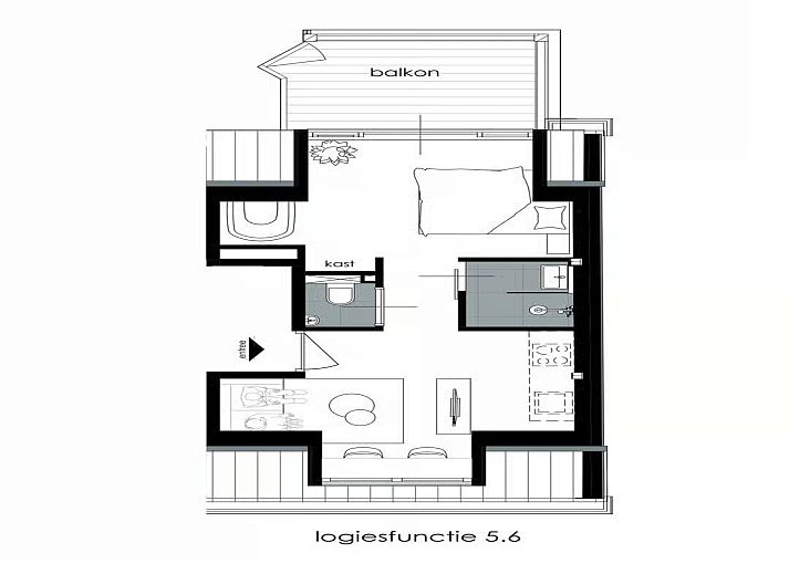 Guest house 6207168 - Apartment Walcheren - Plein 40 Lodge 13 - New
