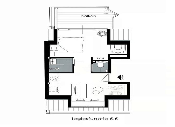 Guest house 6207169 - Apartment Walcheren - Plein 40 Lodge 14 - New
