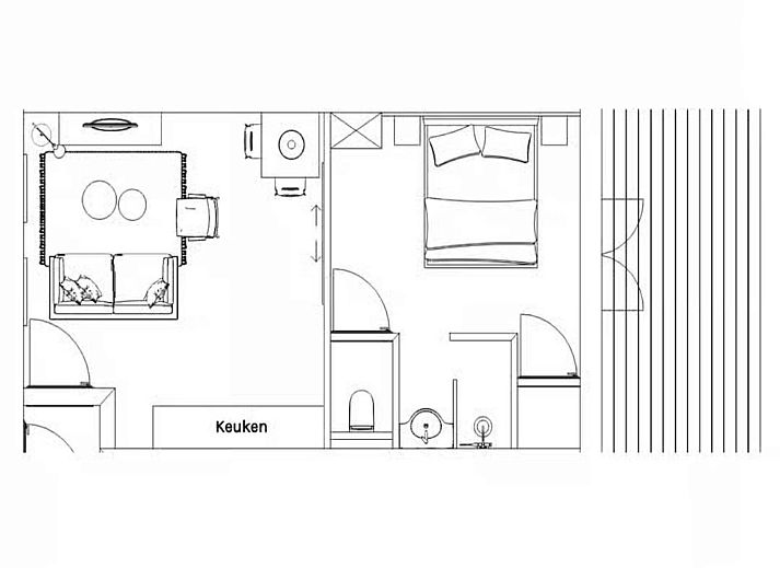 Guest house 6207171 - Apartment Walcheren - Plein 40 Lodge 16