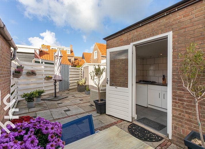 Stranddecoratie in vakantiehuis ZE1633 te Zoutelande, Walcheren, Zeeland.