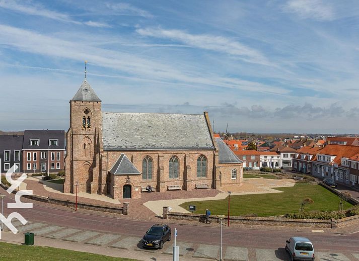 Gezellige woonkamer in vakantiehuis ZE1633, Zoutelande, Walcheren, Zeeland.