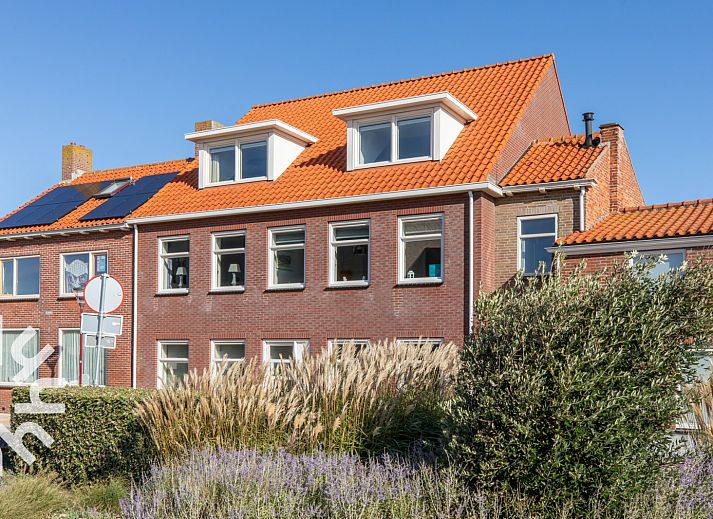 Uitzicht op het strand van Zoutelande nabij vakantiehuis ZE1421, Walcheren, Zeeland.