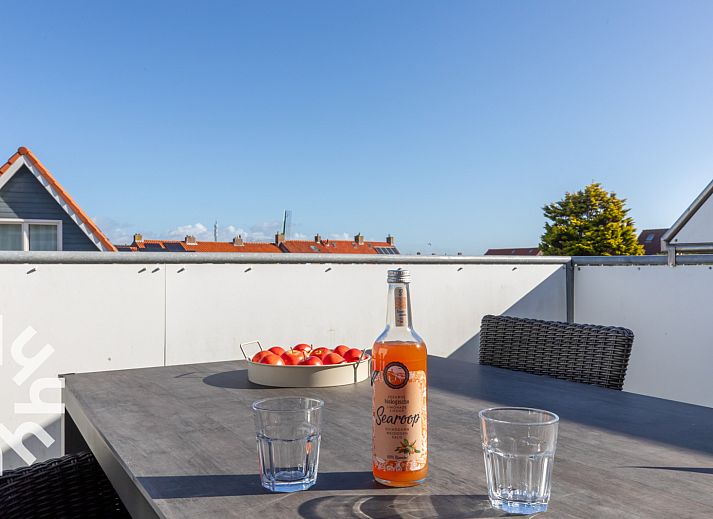 Uitzicht op het strand van Zoutelande nabij vakantiehuis ZE1421, Walcheren, Zeeland.