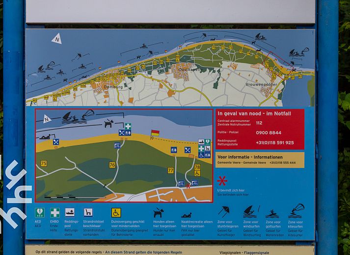 Geniessen Sie den grossen Garten des Ferienhauses ZE287 in Vrouwenpolder, Walcheren, Zeeland.