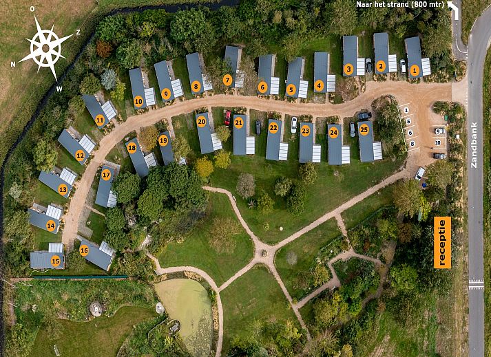 Verblijf 6209113 - Vakantiewoning Walcheren - Fort den Haak - Chalet 1 t/m 10 huisdiervrij