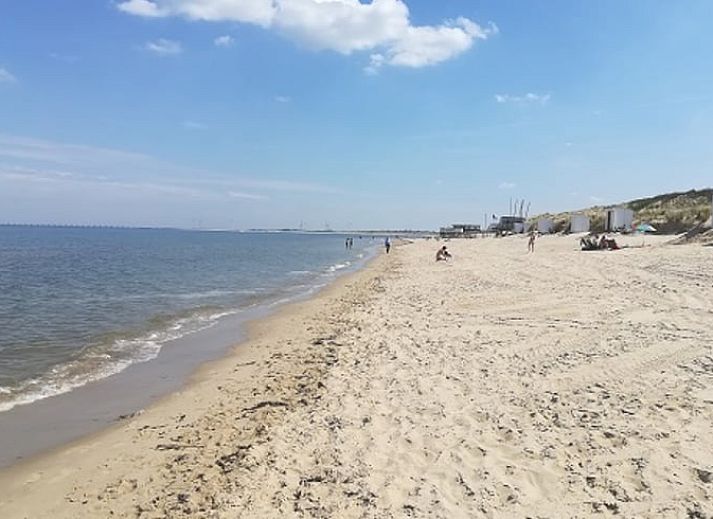 View from the bedroom in Holiday home in Vrouwenpolder, Walcheren, Zeeland with access to terrace.