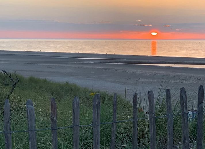 View from the bedroom in Holiday home in Vrouwenpolder, Walcheren, Zeeland with access to terrace.