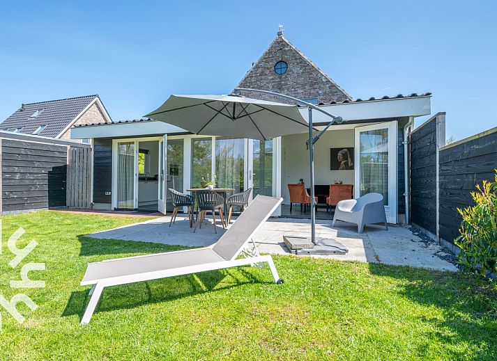 Speelplaats bij vakantiehuis ZE059 in Veere, Walcheren voor kinderen.