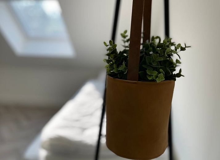 Gezellige woonkamer van Huisje in Veere, vakantiehuis in Walcheren, Zeeland met stijlvolle inrichting.