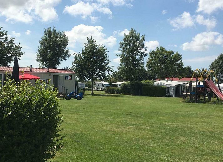 Cozy living room of VZ235 Chalet Veere in Veere, Walcheren