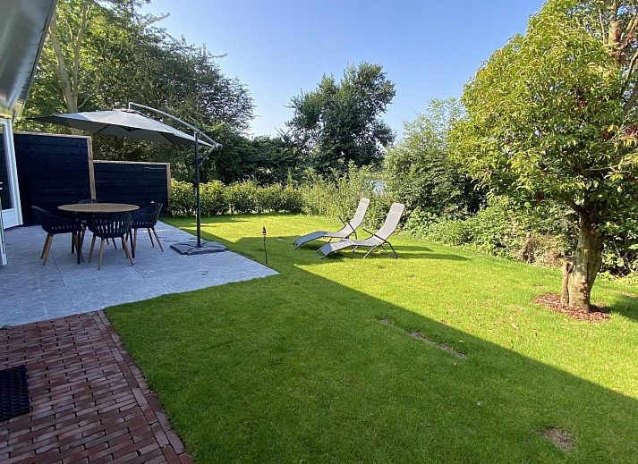 Enjoy the sunny terrace at VZ1064 Luxury vacation apartment in Veere, Walcheren, Zeeland.