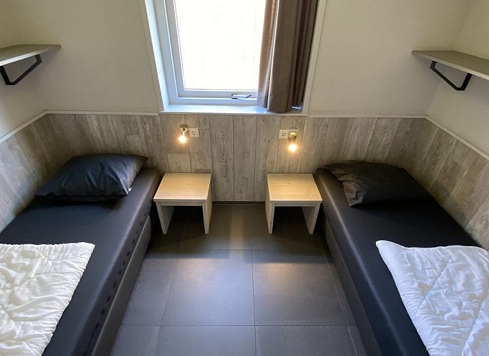 Modern living room of VZ1001 Group accommodation in Serooskerke, Walcheren, Zeeland.