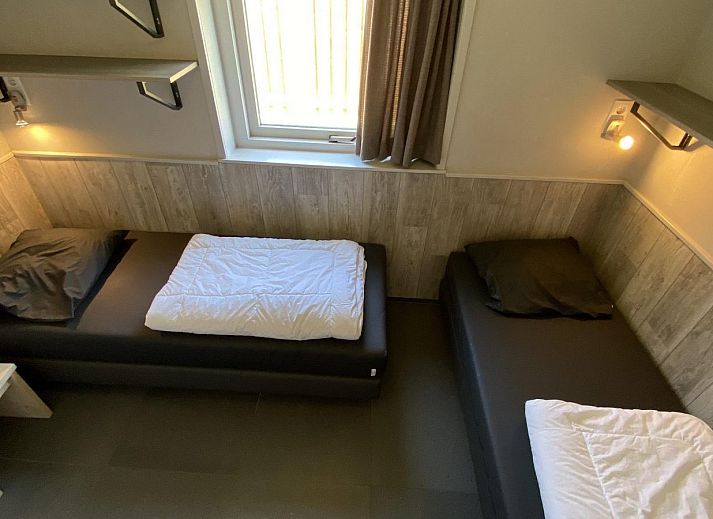 Modern living room of VZ1001 Group accommodation in Serooskerke, Walcheren, Zeeland.