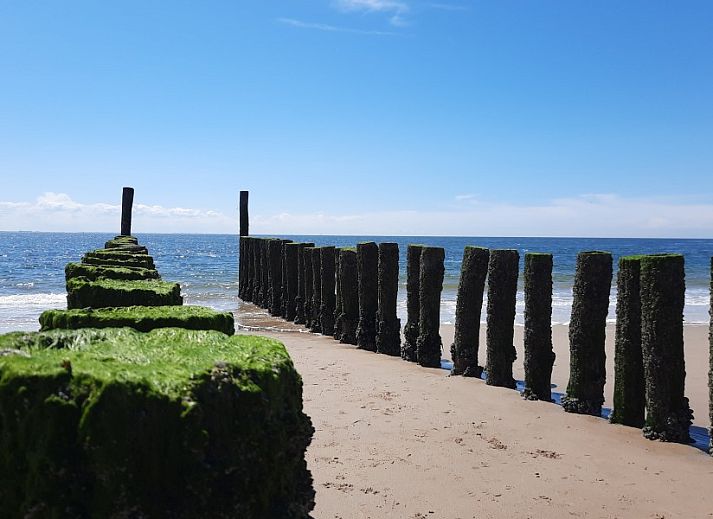 Dining and sitting area in Holiday home Meidoorn, Meliskerke, Walcheren. Spacious interior space with lots of natural light.