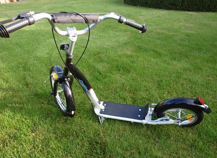 Strakke gevel van Meerchalet vakantiehuis in Groot Valkenisse, Walcheren, Zeeland.