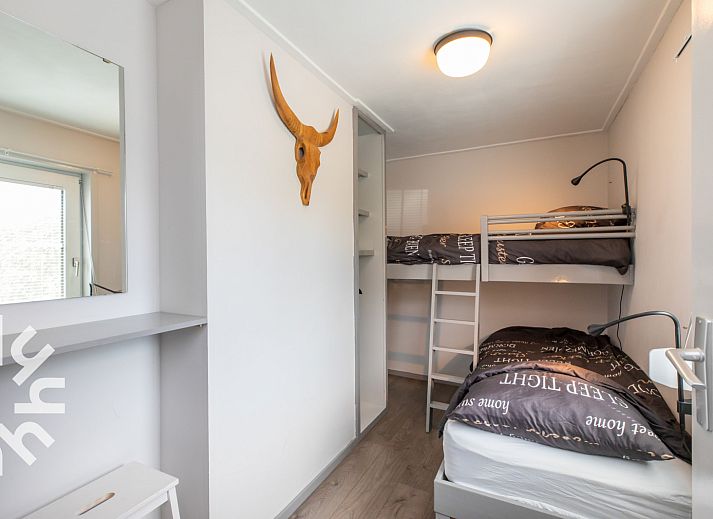 Eethoek en woonkamer in vakantiehuis ZE1175, Biggekerke, Walcheren, Zeeland.