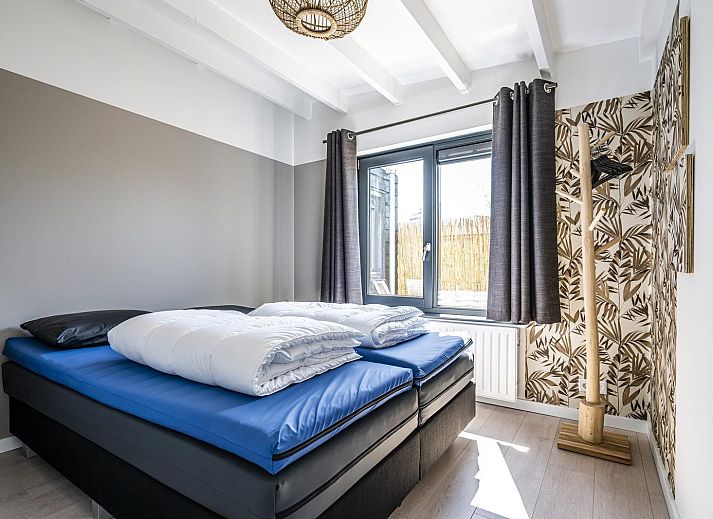 Vooraanzicht van VZ970 Vrijstaand vakantiehuis in Zoutelande met oprit in Biggekerke, Walcheren.