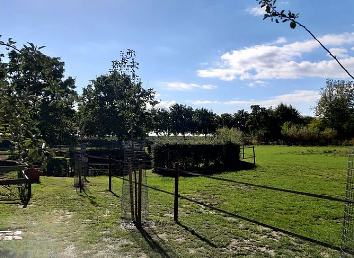 Gemuetliches Wohnzimmer im Ferienhaus in Oudelande, Walcheren, Zeeland.