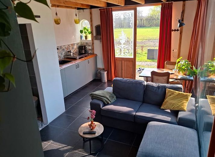 Charmante ingang van Huisje in Oudelande, vakantiehuis op Walcheren, Zeeland.