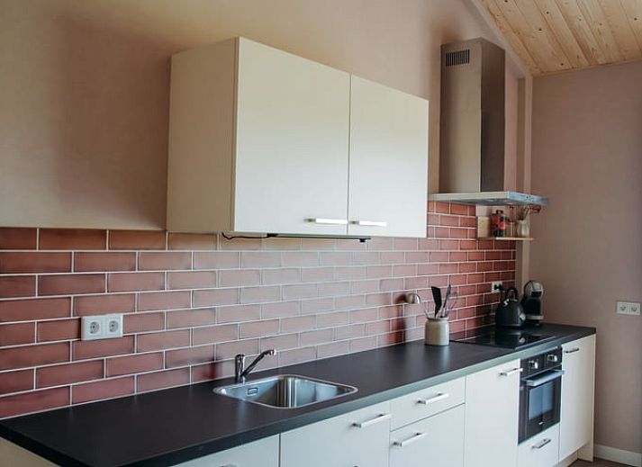 Vakantiehuis in Ritthem met alpaca's op de groene weide, Walcheren, Zeeland.