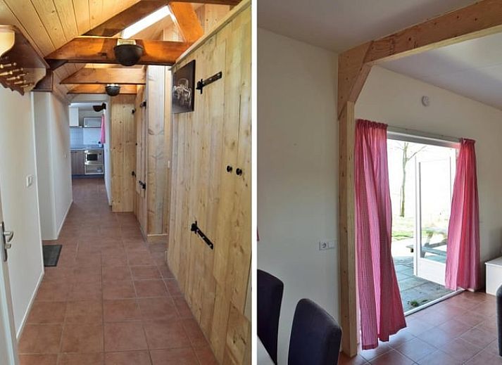 Ruime tuin bij Vakantiehuis in Grijpskerke, Walcheren, met trampoline en picknicktafel.