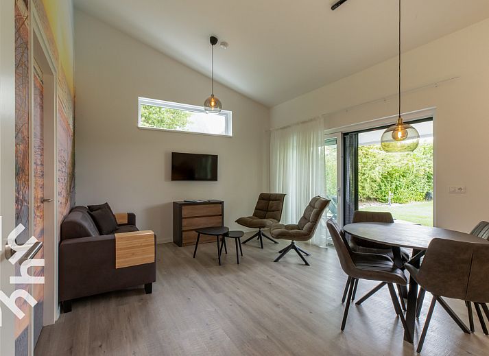 Knusse slaapkamer in vakantiehuis ZE1470, Grijpskerke, Walcheren, Zeeland met eenpersoonsbed.