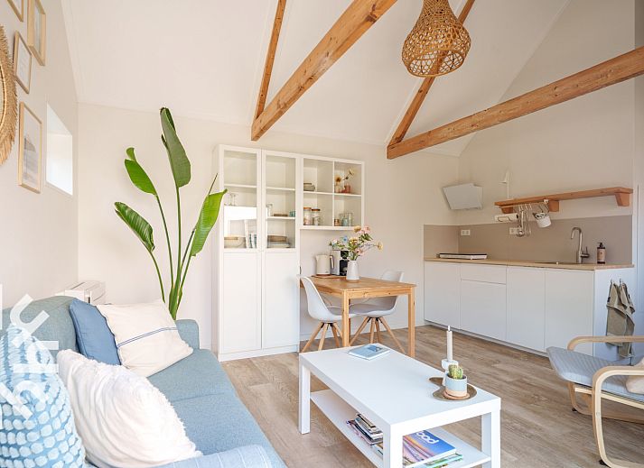 Stilvolles Badezimmer mit Waschbecken im Ferienhaus ZE1556 in Gapinge, Walcheren.