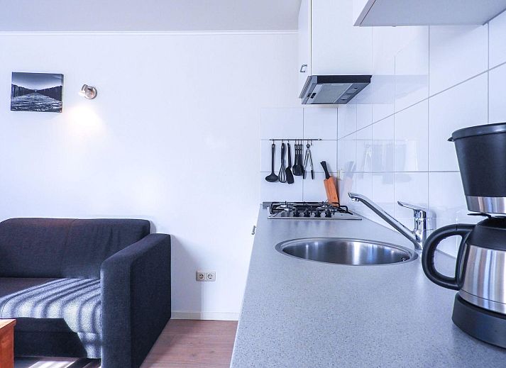 Eingang zum VZ729 Apartment in Koudekerke, gemuetliches Ferienhaus in Dishoek, Walcheren, Zeeland.