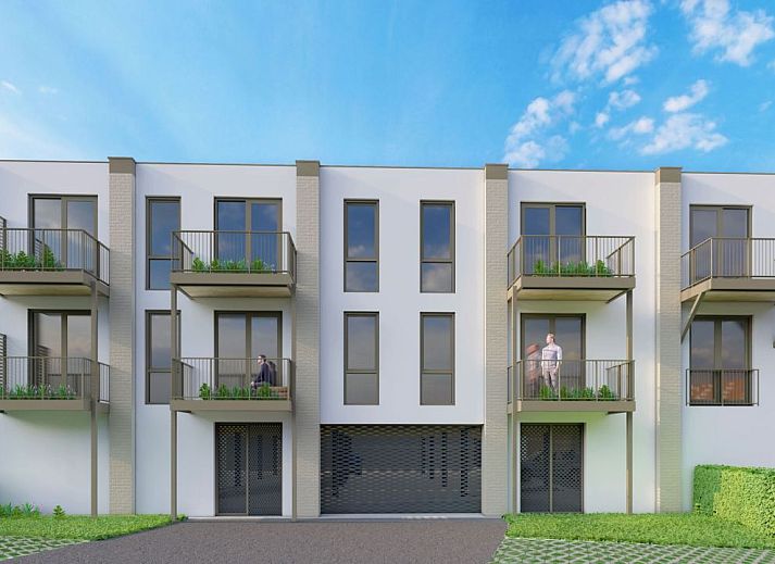 Wohnung in Breskens mit modernen Balkonen, ideal fr einen entspannten Aufenthalt in Zeeuws-Vlaanderen, Zeeland.