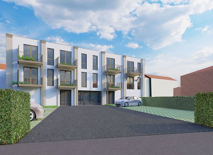 Wohnung in Breskens mit modernen Balkonen, ideal fr einen entspannten Aufenthalt in Zeeuws-Vlaanderen, Zeeland.