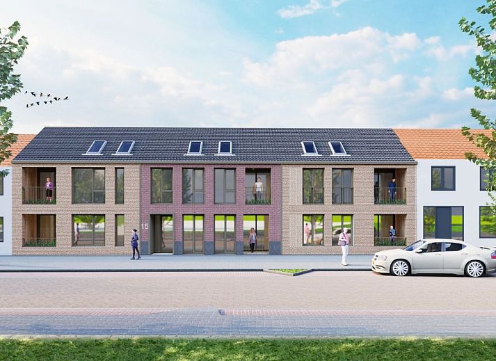 Die Wohnung in Breskens bietet einen weiten Blick auf die Umgebung von Zeeuws-Vlaanderen, ideal fr einen Urlaub in Zeeland.