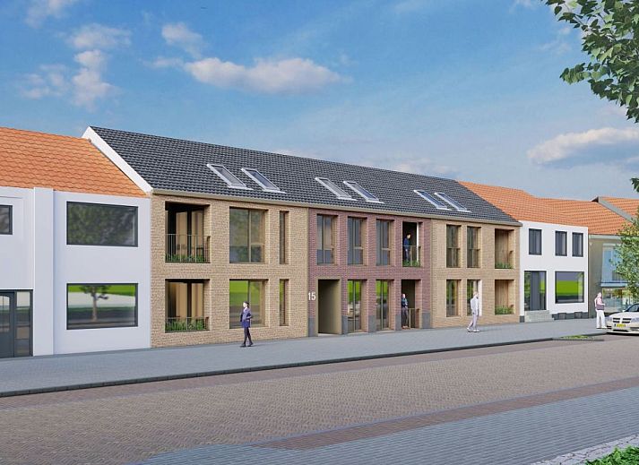 Die Wohnung in Breskens bietet einen weiten Blick auf die Umgebung von Zeeuws-Vlaanderen, ideal fr einen Urlaub in Zeeland.