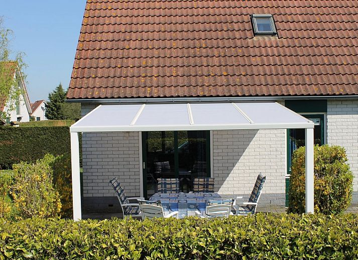 VZ967 Ferienhaus in Breskens, charmantes Ferienhaus in Zeeuws-Vlaanderen, Zeeland mit gruenem Garten.