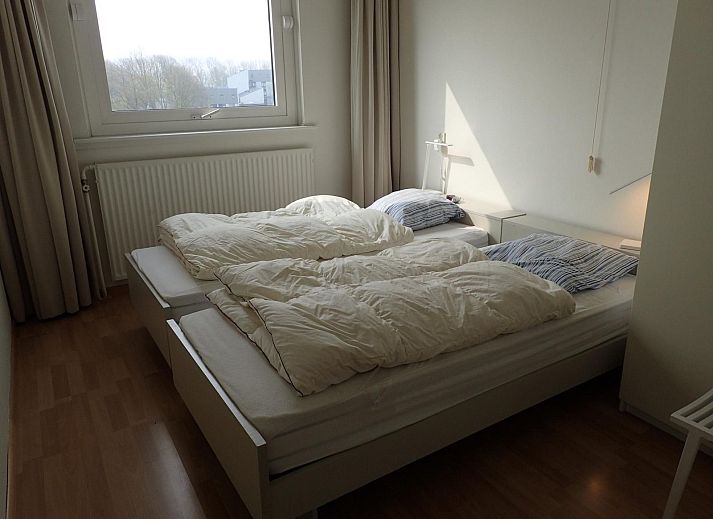 Vorderansicht von VZ922 Ferienwohnung in Cadzand, ein komfortables Ferienhaus in Cadzand-bad, Zeeuws-Vlaanderen.