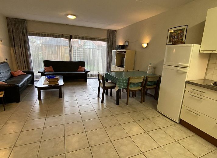 Vorderansicht von VZ331 Apartment Cadzand, einem charmanten Ferienhaus in Cadzand, Zeeland.