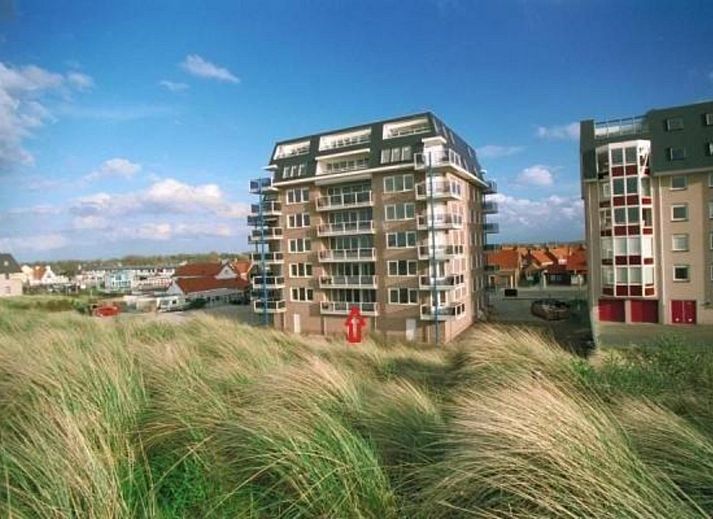 VZ571 Ferienwohnung Cadzand in Zeeuws-Vlaanderen mit Blick auf Duenen und Meer, ideale Ferienunterkunft in Zeeland.