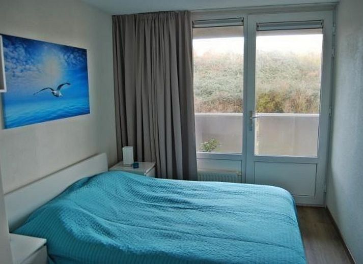 Balkon mit Blick ins Gruene in VZ571 Apartment Cadzand, Ferienunterkunft in Zeeuws-Vlaanderen, Zeeland.