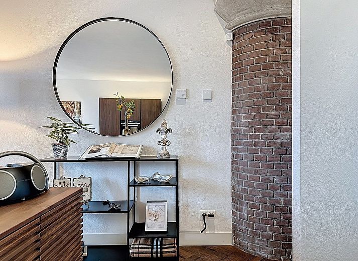 Blick ber die Stadt Sluis vom Apartment in Sluis, einer einzigartigen Unterkunft in Zeeuws-Vlaanderen, Zeeland.