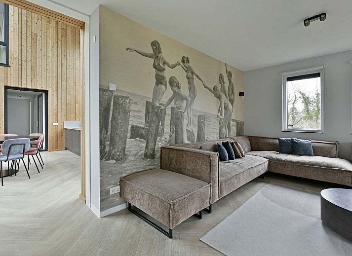 Freistehendes Haus in Nieuwvliet, Zeeuws-Vlaanderen, ein modernes Ferienhaus mit groem Garten, umgeben von Natur in Zeeland.