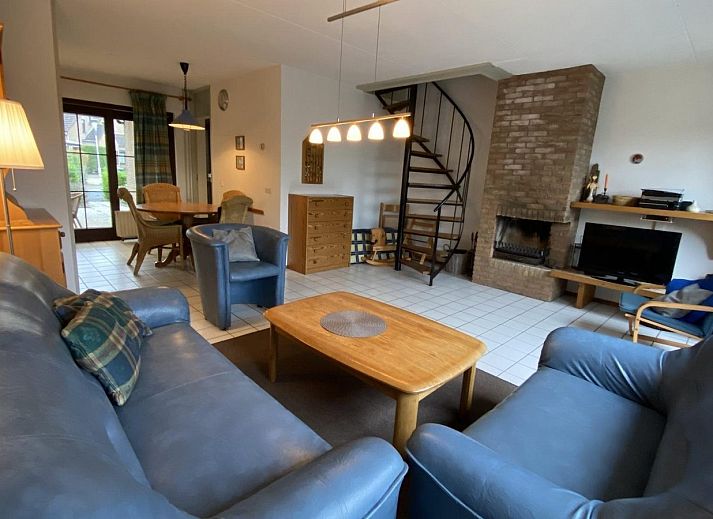 Ueberdachte Terrasse im Ferienhaus VZ919 in Retranchement, ideal fuer entspannende Momente in Zeeland.