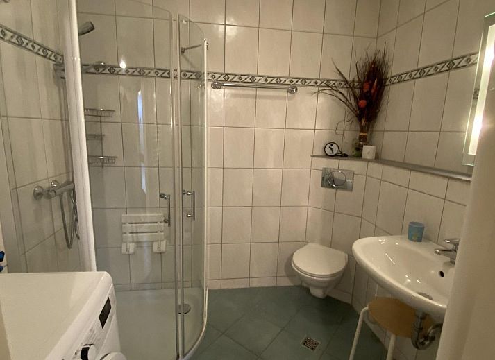 Rustikaler Garten bei VZ919 Ferienhaus in Retranchement mit viel Gruen in Zeeuws-Vlaanderen, Zeeland.