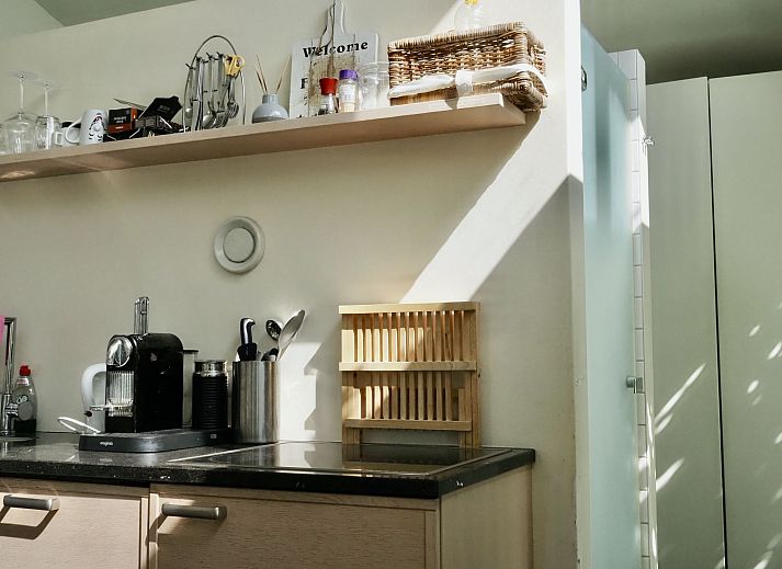 Stylish bathroom overlooking the garden in Holiday home De Orangerie, Zaamslag, Zeeuws-Vlaanderen, Zeeland.