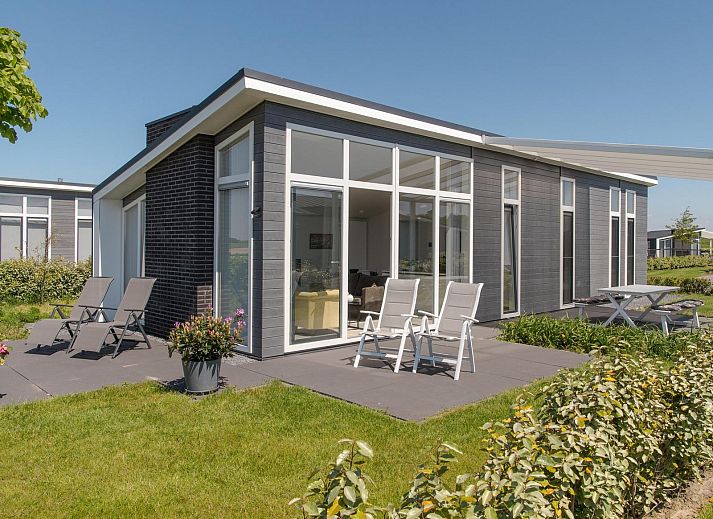 Cozy sitting area in Holiday home Waterresort Oosterschelde - house no. 47a, Wemeldinge, Zuid-Beveland, Zeeland.