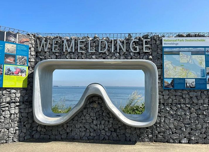 Zeeland Cottage fuer 4 Personen in Wemeldinge, Zuid-Beveland, Ferienhaus mit Meerblick und gruener Umgebung in Zeeland.