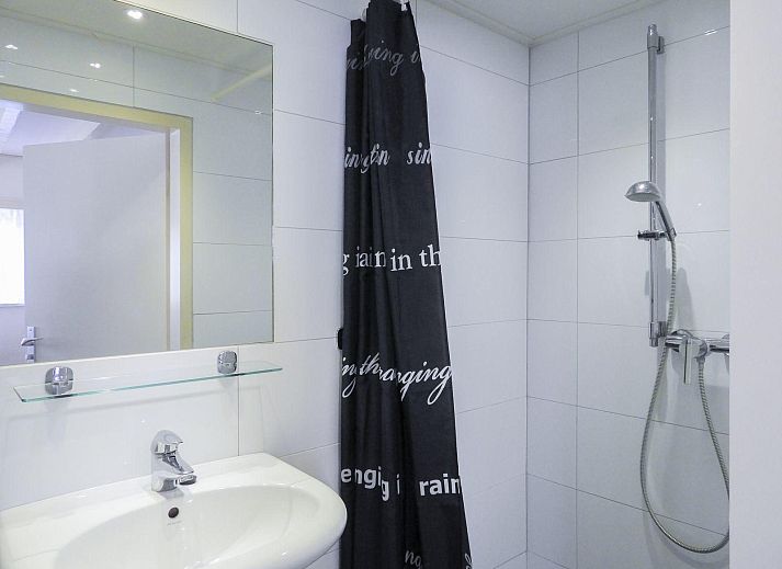 Sonnige Terrasse mit Picknicktisch am Ferienhaus VZ417 in Wemeldinge, ideal zum Entspannen.