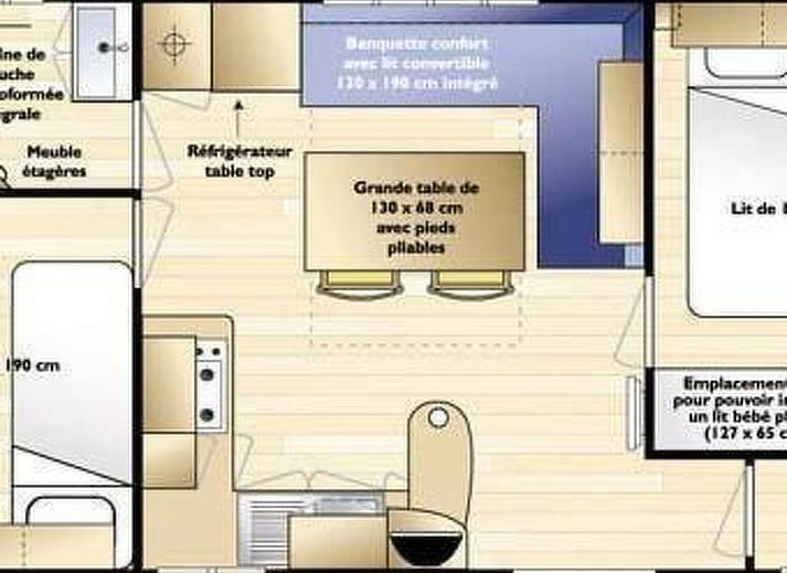 Guest house 640825 - Apartment Zuid-Beveland - Appartement Mobilheim "Camping Scheldeoord"