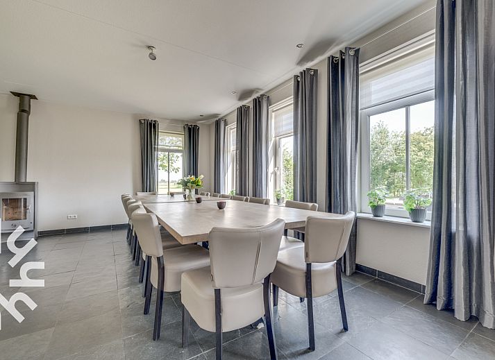 Luxury bathroom with walk-in shower in vacation home ZE250, Goes, Zeeland.