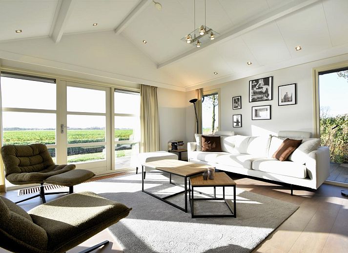 Aussicht auf die umliegende Landschaft vom Ferienhaus Sun and Sea in Kattendijke, Zuid-Beveland.