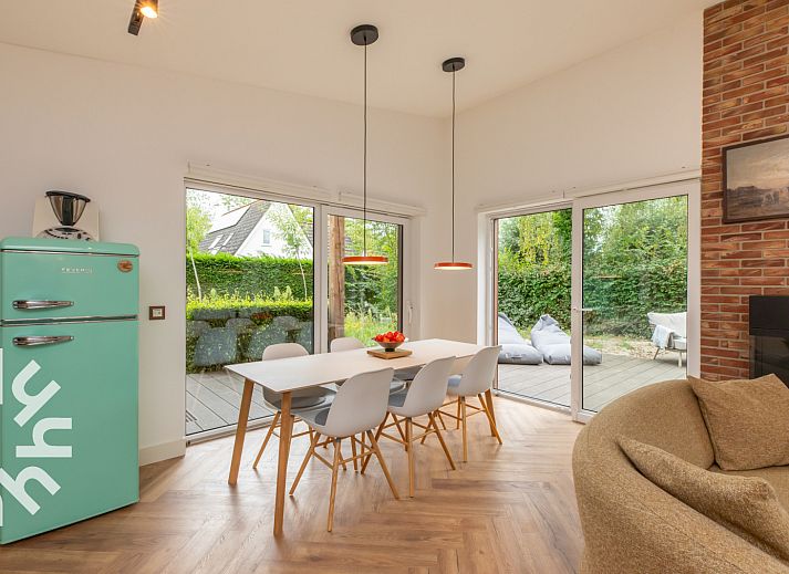 Veranda des Ferienhauses ZE1545 in Wolphaartsdijk, Zuid-Beveland, ideal zum Entspannen in der Natur Zeelands.