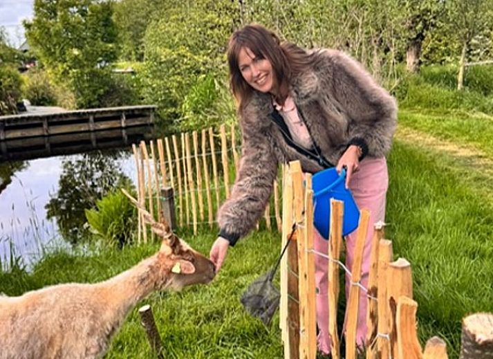 Beautiful sunset at Cottage in Stolwijk, vacation home in Alblasserwaard, South Holland.